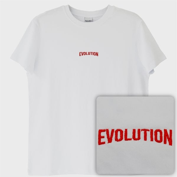Evolution: Evrim T-Shirt (Nakış, %100 Pamuk)