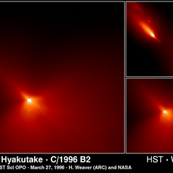 Near the Nucleus of Hyakutake