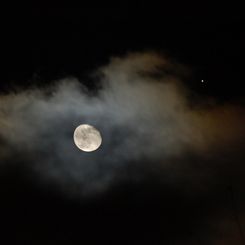 Moon and Mars Tonight