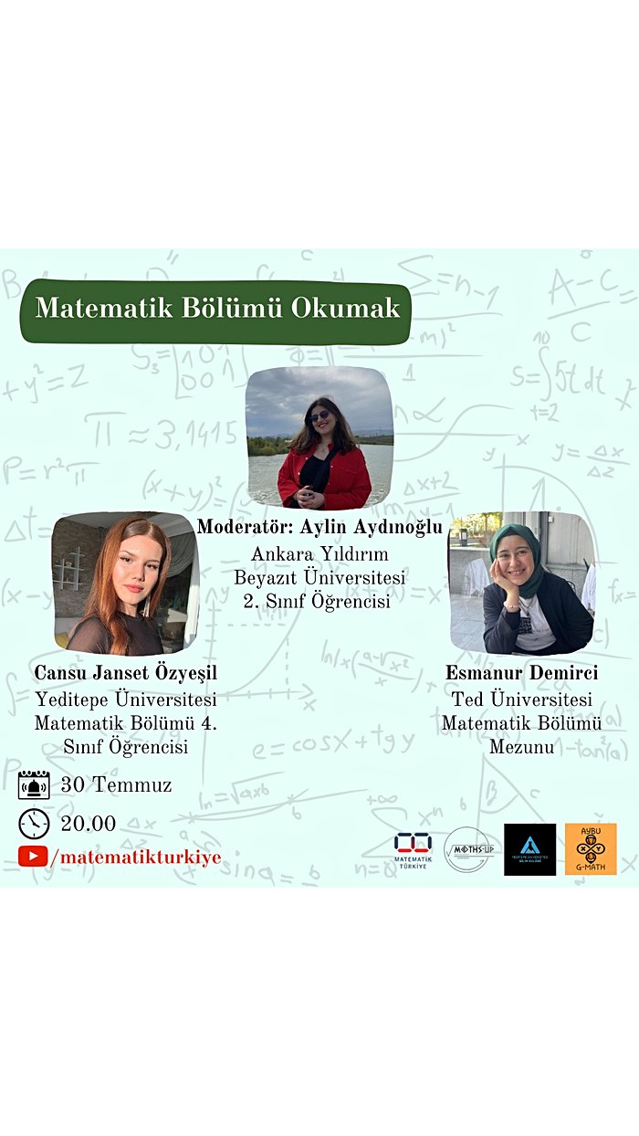 Türkiye Matematik Kulübü: Matematik Bölümü Okumak