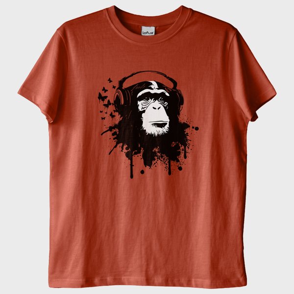 "Chimp with Headphones" T-Shirt