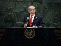 Many delegates walk out as Israel’s Netanyahu addresses UN General Assembly