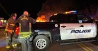Multiple injured, vehicle catches fire after multi-vehicle crash in Aurora