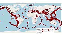 Şubat ayı Santorini Adası ve Civarı Deprem Aktivitesi