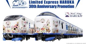 Sanyo New Railway Line Marks 50 Years Of Service