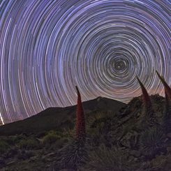 Star Trails and Tajinastes