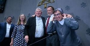 Schwarzenegger Calls Pope Leo XIV Action Hero For Climate