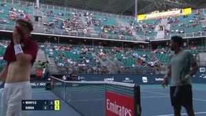Miami Open Match Suspended Over Lighting Fiasco During Monfils-Korda Showdown