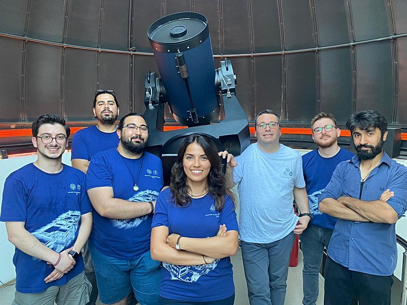 Soldan sağa: Mustafa Turan Sağlam, Fatih Erkam Göktürk, Olcaytuğ Özgüllü, Meryem Çördük, Dr. Öğr. Üyesi Sinan Aliş, Görkem Özgül, Rahmi Gündüz