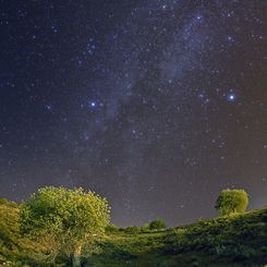 Summer Night in Astronomy Town