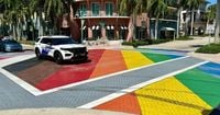 Delray Beach remains defiant, rainbow crosswalk will stay for now