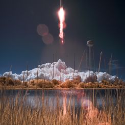  Antares Rocket Launch 