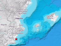 Torrevieja (Alicante) registra un terremoto de magnitud 2,8
