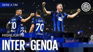 Inter Milan Tops Serie A With Narrow Win Over Genoa