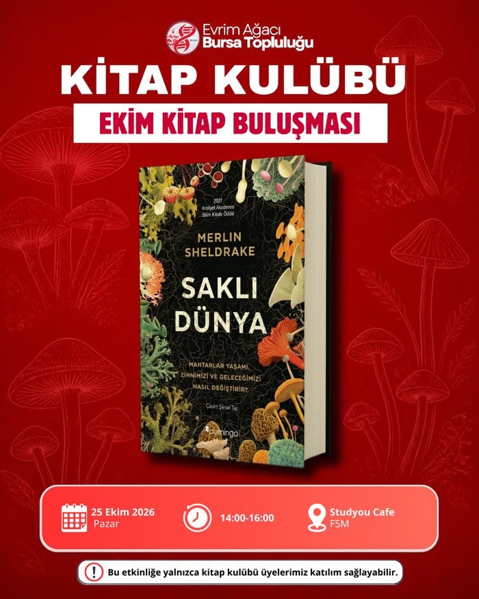 Evrim Ağacı Bursa Ekim Ayı Kitap Kulübü Buluşması