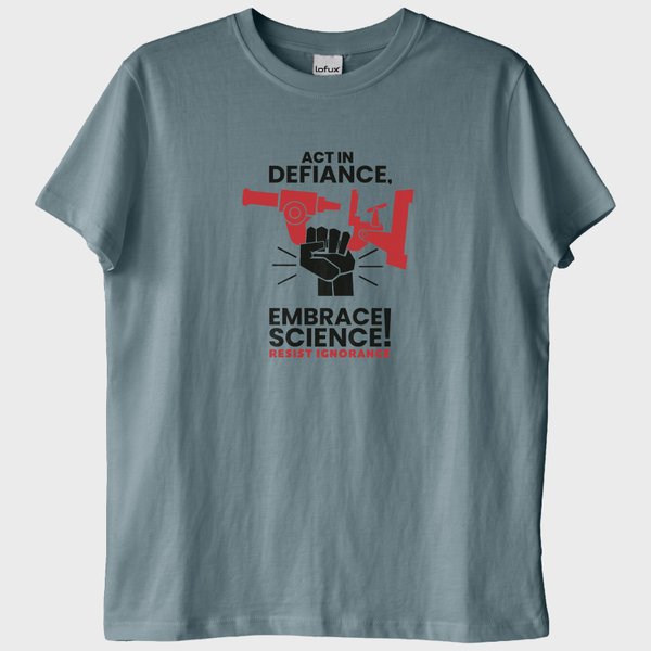 "Bilim Boyun Eğmez!": Embrace Science Act In Defiance T-Shirt