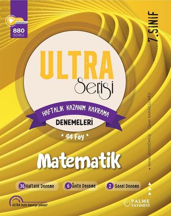 7.SINIF ULTRA SERİSİ MATEMATİK DENEMELERİ 44 FÖY