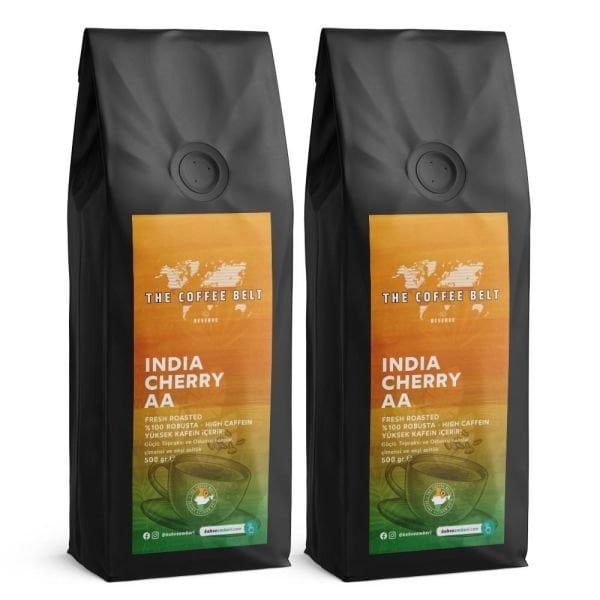 India Cherry AA Robusta Yöresel Kahve 1000 gr.