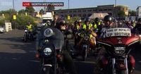 Thousands of bikers leave London for Dave Day