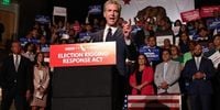 'Sick And Pathetic': Dozens Of Federal Agents Show Up To Newsom Press Conference