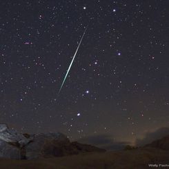 Meteor in the Desert Sky