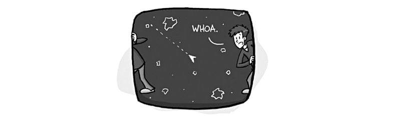 Eğer uzayın "kenarları" birbirine bir şekilde bağlıysa bunun gibi olurdu. "Vaov".