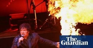 Javier Milei Stages Rock Concert Book Launch Amid Political Turmoil