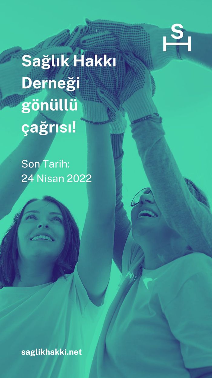 Sağlık Hakkı Derneği Yeni Gönüllülerini Arıyor!