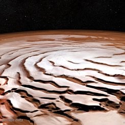 The Spiral North Pole of Mars