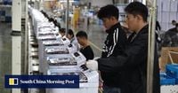 China’s factory activity contracts for seventh month amid trade war uncertainty