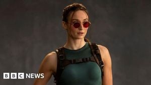 Sophie Turner Revives Classic Lara Croft Look