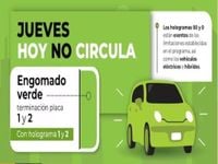 Hoy no circula 10 de abril 2025 en CDMX y Edomex