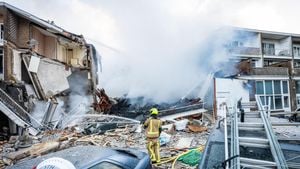 Explosion Devastates The Hague Apartment Building