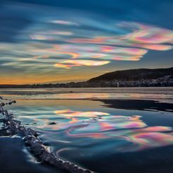  Iridescent Clouds over Sweden 