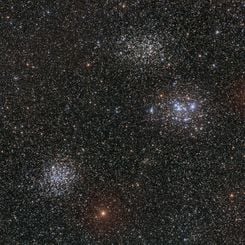  Three Clusters in Puppis 