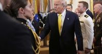 Trump honors Purple Heart recipients, including 3 who sent him medals after attempt on his life