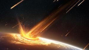 Asteroid Impacts Left Earth's Climate Unchanged