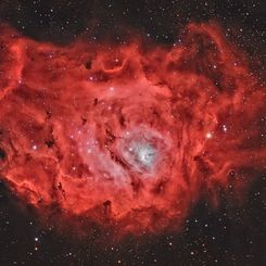  The Lagoon Nebula is Stars, Gas, and Dust 