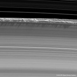  Propeller Shadows on Saturn's Rings 