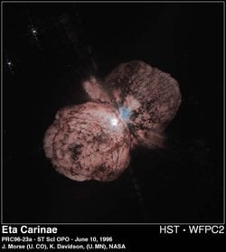 Mahkûm Yıldız Eta Carinae