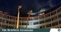 Fire breaks out at former BBC headquarters in west London