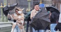 Weather warning map shows where 75mph winds will batter Brits - check your area