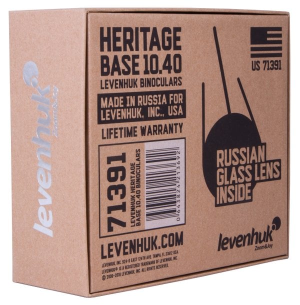 Levenhuk Heritage BASE 10x40 Binoküler Dürbün
