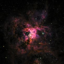  The Tarantula Nebula from SuperBIT 