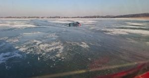 Car Falls Through Ice On Lake Sniardwy Amid Recklessness