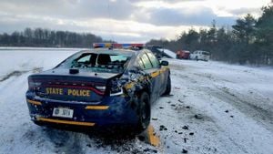 Drunk Driver Crashes Into New York State Police Vehicles