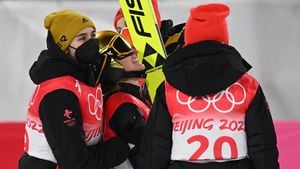 German Women's Ski Jumping Team Wins Bronze Medal