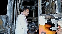Bus fire leaves at least 20 people dead in west India