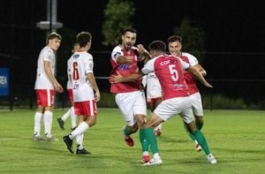 St George FC Defeats Wollongong Wolves 2-1 At Barton Park