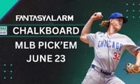 Ben Brown MLB Picks At Chalkboard Fantasy Today, 6/23: Baseball Projections + More
